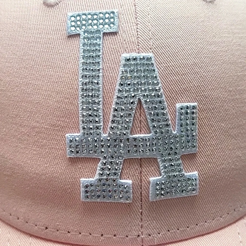 💥BUY 5 GET 3 FREE MLB Rhinestone Trucker Hat LA,Adjustable Hat, Originally $50